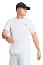 Футболка мужская PUMA GRAPHICS Hotel Relaxed Tee белого цвета