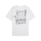 Футболка мужская PUMA GRAPHICS Hotel Relaxed Tee белого цвета