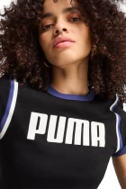 Футболка женская PUMA FUTURE.PUMA.ARCHIVE Baby Tee черного цвета