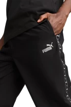 Штани спортивні чоловічі PUMA ESS TAPE Woven Pants чорного кольору