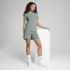 Футболка жіноча PUMA ESS ELEVATED Tee Green Moon