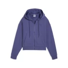 Худі жіноче PUMA HER Crop Full-Zip Hoodie Blue Crystal