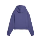 Худі жіноче PUMA HER Crop Full-Zip Hoodie Blue Crystal