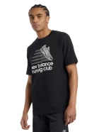 Футболка чоловіча New Balance Athletics Running Club чорного кольору