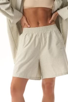 Шорти FRND FOR FRIENDS Fancy Shorts Strip жіночі оливкового кольору