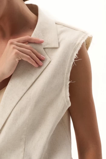 Жилет FRND FOR FRIENDS Sakura Vest жіночий натурального кольору