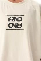 Футболка FRND FOR FRIENDS Woman молочного кольору