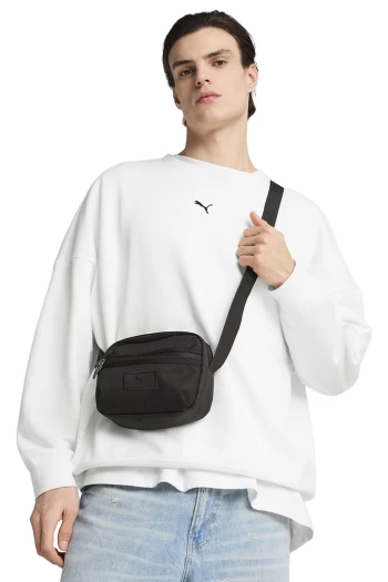 Сумка PUMA ESSENTIALS Crossbody Bag чорного кольору