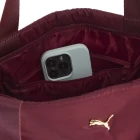 Сумка-шопер женская PUMA UP Shopper Ruby Shimmer-metallic gold logo