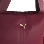 Сумка-шопер женская PUMA UP Shopper Ruby Shimmer-metallic gold logo