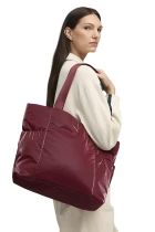 Сумка-шопер женская PUMA UP Shopper Ruby Shimmer-metallic gold logo