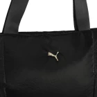 Сумка-шопер жіноча PUMA UP Shopper чорного кольору metallic gold logo