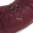 Сумка женская PUMA UP Hobo Bag Ruby Shimmer-metallic gold logo