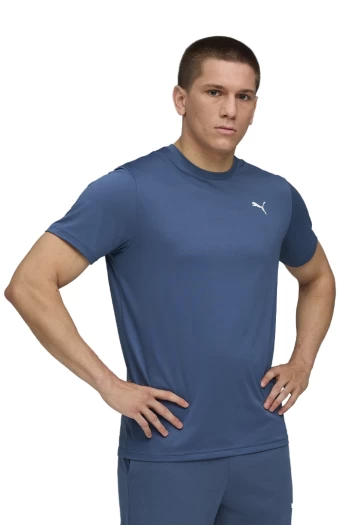 Футболка чоловіча PUMA M TAD ESS SOLID CAT TEE LC Dark Indigo