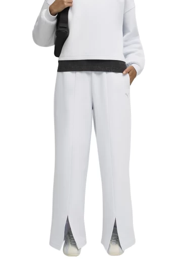 Спортивні штани жіночі PUMA WARDROBE ESS Relaxed Pants Silver Mist