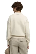 Свитшот женский PUMA PREMIUM ESS Polo Crew Alpine Snow