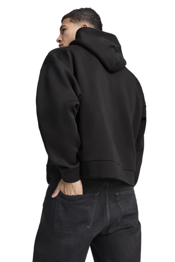 Худі чоловіче PUMA WARDROBE ESS Boxy Hoodie DK чорного кольору