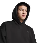 Худи мужское PUMA WARDROBE ESS Boxy Hoodie DK черного цвета