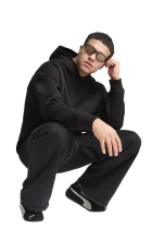 Худи мужское PUMA WARDROBE ESS Boxy Hoodie DK черного цвета