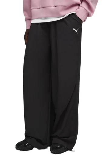 Спортивні штани чоловічі PUMA WARDROBE ESS Parachute Pants чорного кольору