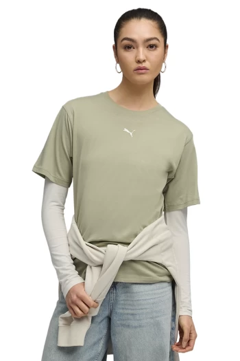 Футболка жіноча PUMA ESS Relaxed Tee Lux Army