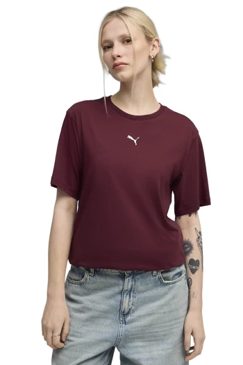 Футболка жіноча PUMA ESS Relaxed Tee Ruby Shimmer