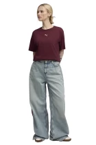 Футболка женская PUMA ESS Relaxed Tee Ruby Shimmer