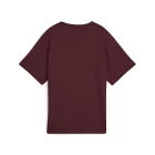 Футболка женская PUMA CLASS Relaxed Tee Ruby Shimmer бордового цвета