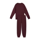 Спортивний костюм жіночий PUMA Sweat Suit Relaxed FL Ruby Shimmer бордового кольору