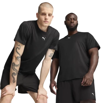Футболка чоловіча PUMA ESSENTIALS HEATHER CAT Tee Black Heather