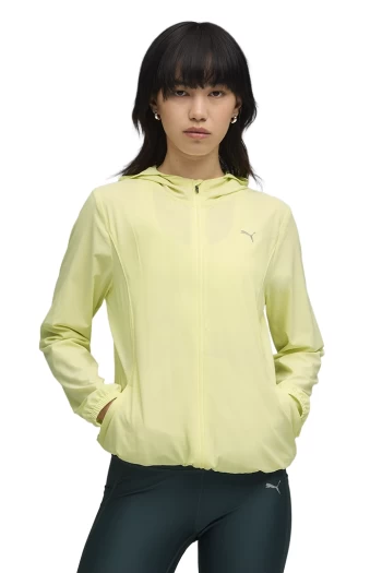 Вітрівка жіноча PUMA RUN VELOCITY WOVEN JACKET W Gold Moon