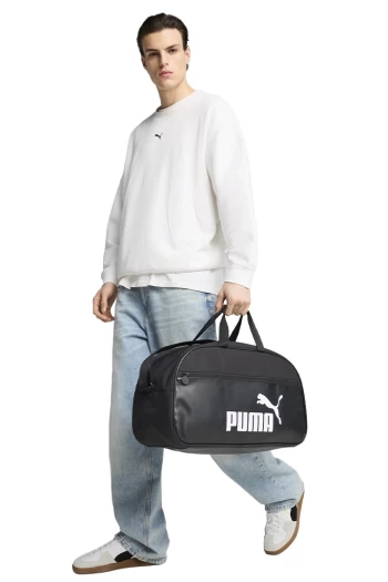 Спортивна сумка PUMA CAMPUS Grip Bag Unisex чорного кольору