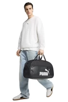 Спортивная сумка PUMA CAMPUS Grip Bag Unisex черного цвета