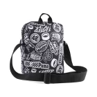 Сумка PUMA ACADEMY AOP Portable PUMA Black-Turbo AOP Unisex черного цвета