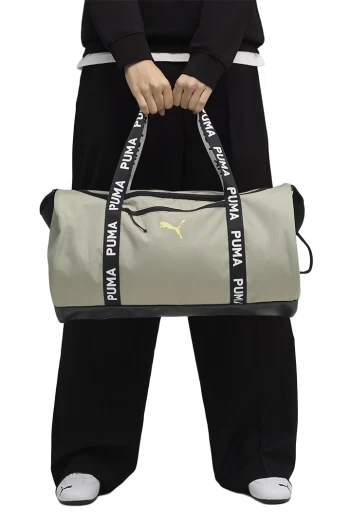 Спортивна сумка жіноча PUMA AT ESS Barrel Bag Lux Army