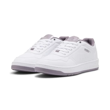 Кросівки жіночі PUMA Court Classy PUMA White-Plum Jam-PUMA Silver