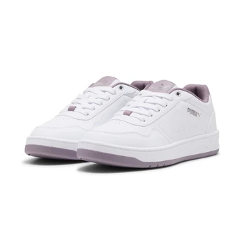 Кросівки жіночі PUMA Court Classy PUMA White-Plum Jam-PUMA Silver
