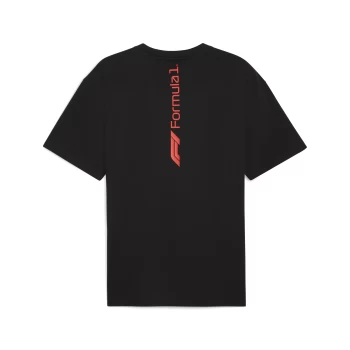 Футболка чоловіча PUMA F1 ESS+ Graphic Tee relaxed чорного кольору