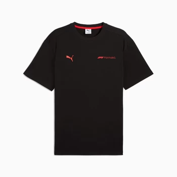 Футболка чоловіча PUMA F1 ESS+ Graphic Tee relaxed чорного кольору