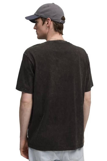 Футболка чоловіча PUMA ESS ELEVATED Wash Tee чорного кольору