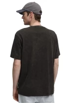 Футболка чоловіча PUMA ESS ELEVATED Wash Tee чорного кольору
