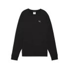 Свитшот женский PUMA ESS ELEVATED Comfort Crew FL черного цвета