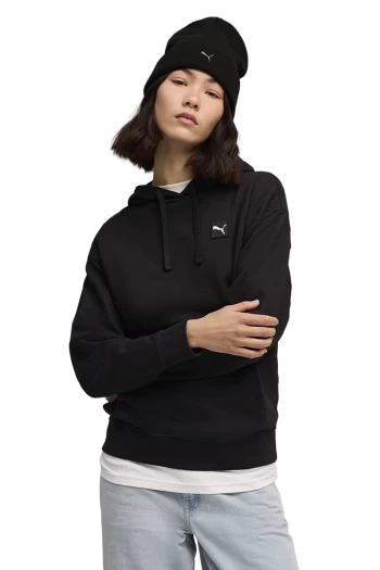 Худі жіноче PUMA ESS ELEVATED Hoodie FL чорного кольору