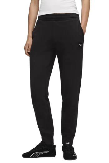 Спортивні штани жіночі PUMA ESS ELEVATED Black Sweatpants чорного кольору