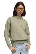 Худи женское PUMA ESS ELEVATED Wash Hoodie Lux Army
