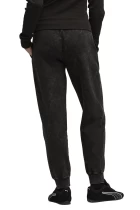 Штаны спортивные женские PUMA ESS ELEVATED Wash Sweatpants черного цвета
