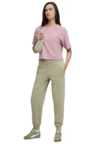 Штаны спортивные женские PUMA ESS ELEVATED Wash Sweatpants Lux Army
