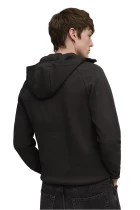 Худи мужское PUMA EVOSTRIPE FZ Hoodie DK черного цвета