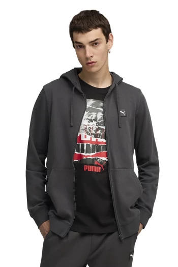 Худі чоловіче PUMA ESS ELEVATED FZ Hoodie FL Dusky Gray