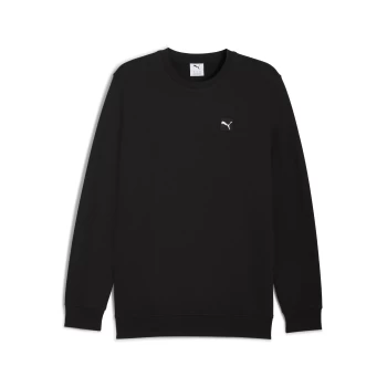 Світшот чоловічий PUMA ESS ELEVATED Crew FL чорного кольору